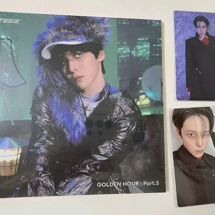 [BUNJANG] ATEEZ Yunho Digipack + Photocard Album Photocard + Selfie Photocard (Tiny[]); Album Set / 에이티즈 윤호 디지팩+포카4종