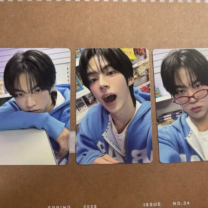 [BUNJANG] TWS Dohun B Ver. Photocard Set (3 Types) / 디아이콘 투어스 tws 도훈 b버전 포카 3종 세트