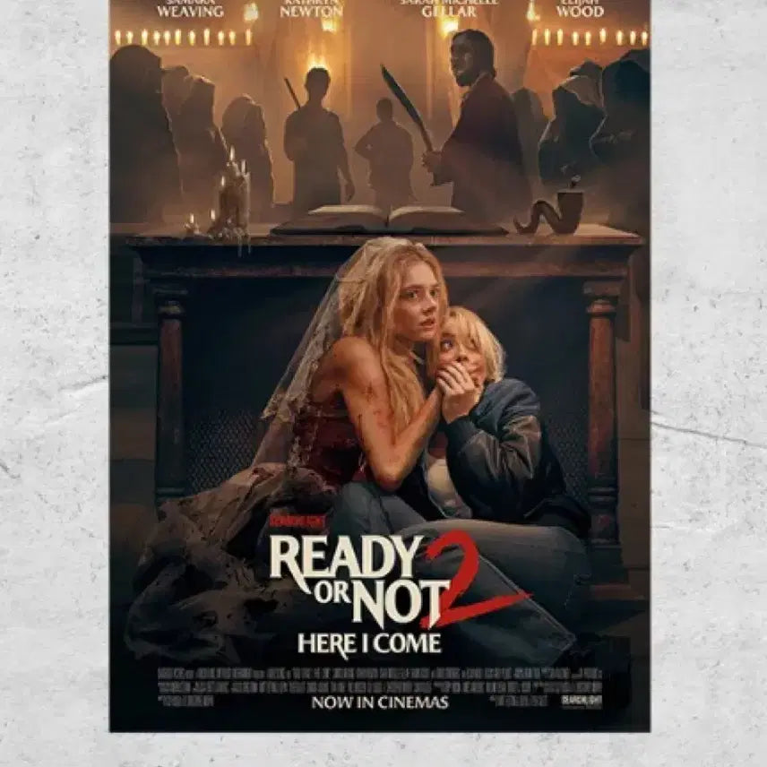 [BUNJANG] Ready or Not: The Deadly Game Original Poster (Weeks 1 &amp; 2) / [레디오어낫2: 죽음의 숨바꼭질] 1주차/2주차 오리지널 포스터