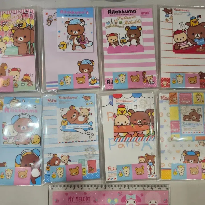[BUNJANG] Rilakkuma Classic Mini Letter Set Bundle / 리락쿠마 지류 고전제품 미니편지지셋트 일괄 다꾸