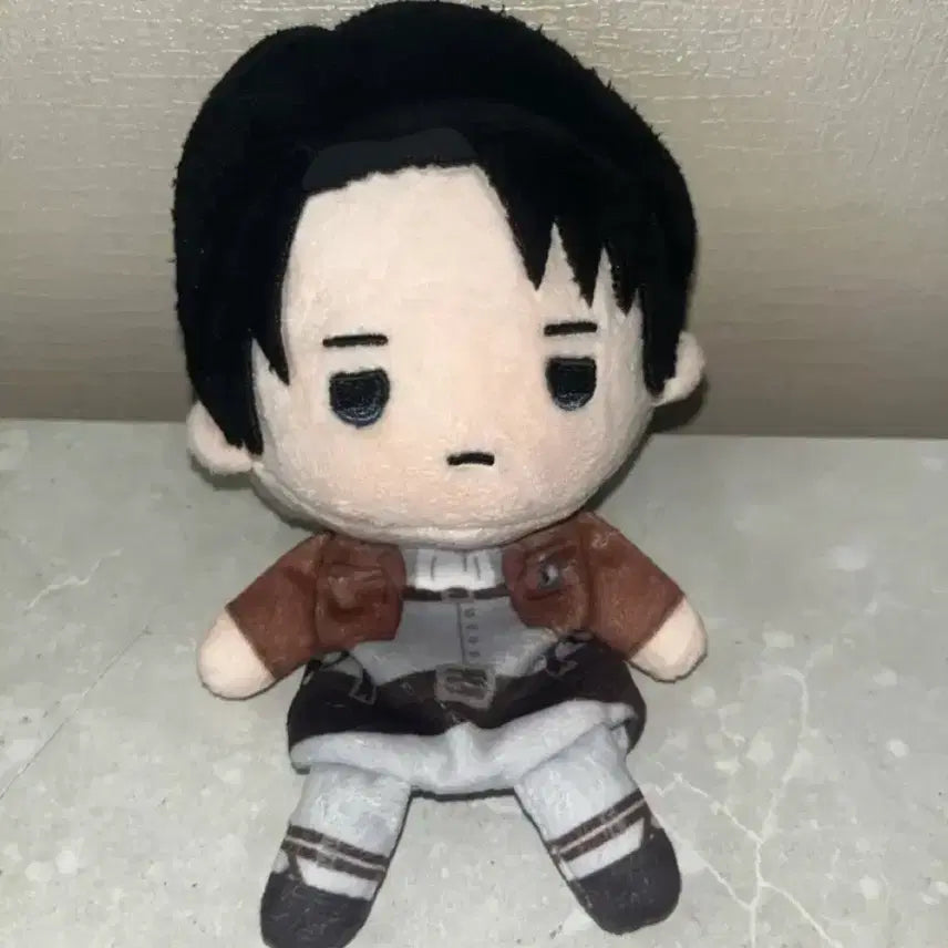 [BUNJANG] Attack on Titan Levi Ackerman Plush Doll / 진격거 리바이 인형