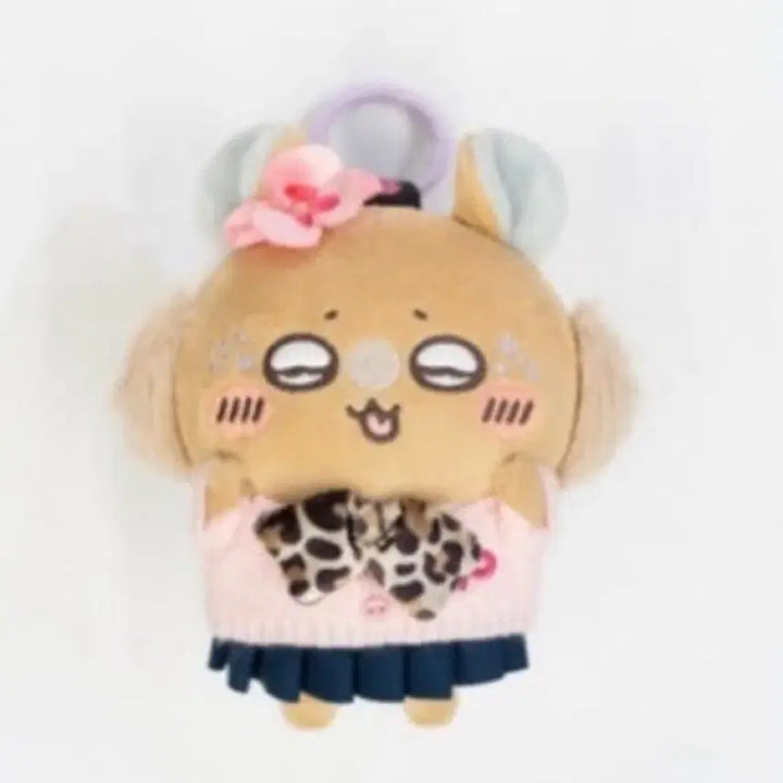 [BUNJANG] Chiikawa 9090 Garu Momonga Mascot Keyring Plush / 현물)갸루 치이카와 먼작귀 9090 마스코트 키링 인형
