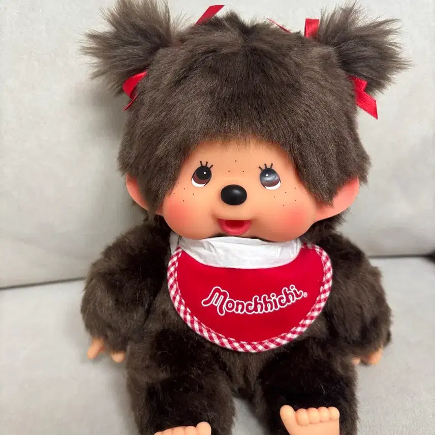[BUNJANG] Monchhichi Standard Twin-tails M New / 몬치치 스탠다드 양갈래 M 새상품