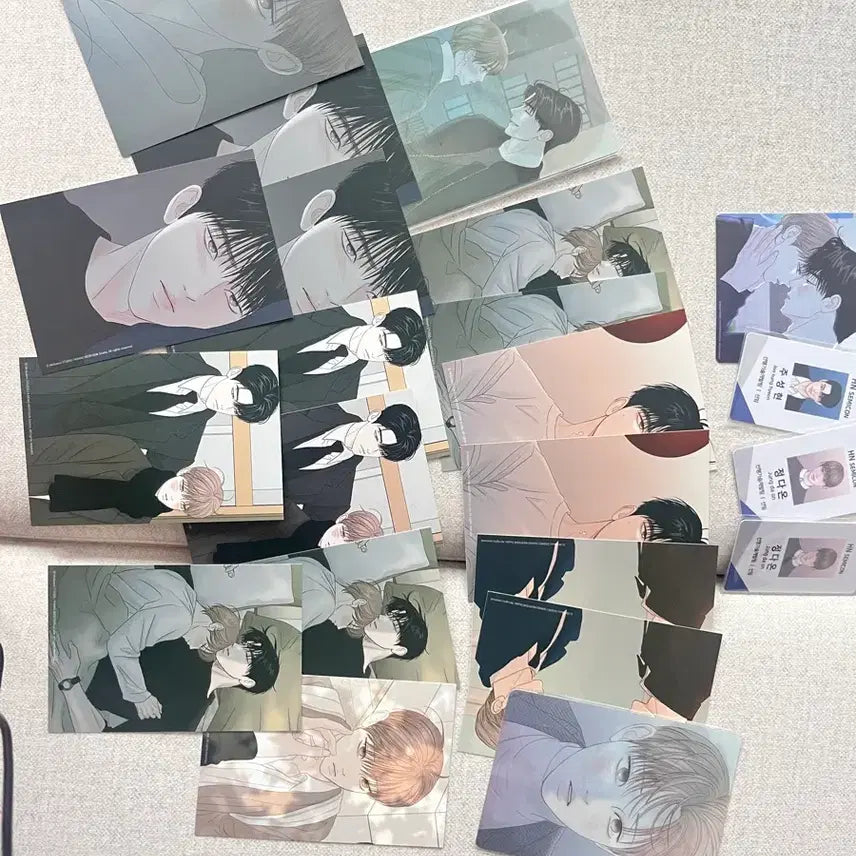 [BUNJANG] Biseul Sai Seonghyun Daon Toonique Lenticular Postcard &amp; ID Card Set / 비밀사이 성현다온 투니크 엽서 렌티큘러 사원증