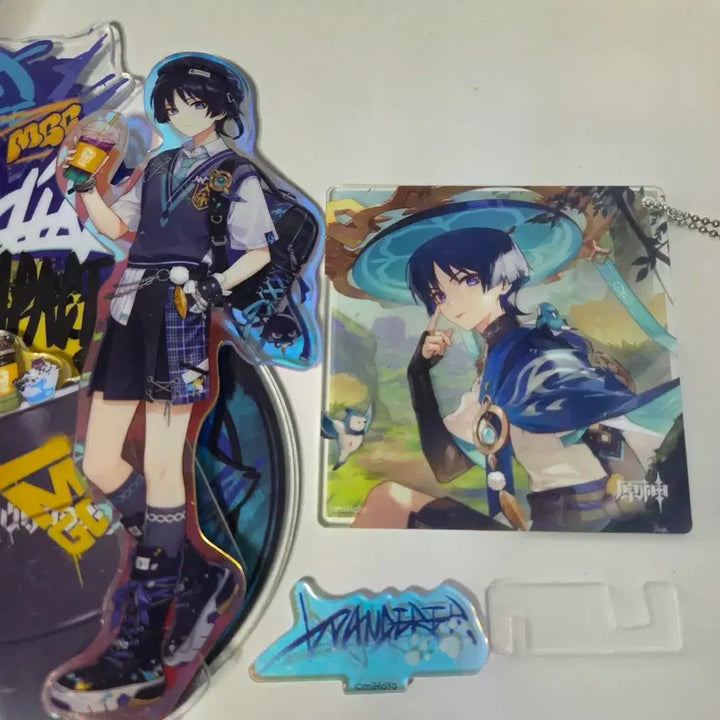 [BUNJANG] Genshin Impact Wanderer Kabukimono Goods Bundle / 원신 방랑자 가부키모노 공굿 비공굿 일괄