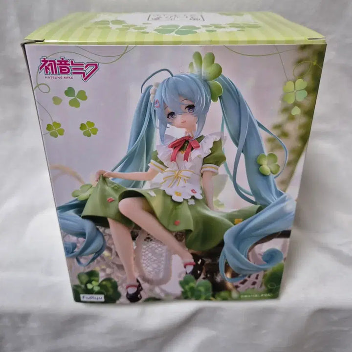 [BUNJANG] Hatsune Miku Noodles Stopper Flower Series Clover Miku Figure / 하츠네 미쿠 누들스토퍼 후류 플라워 시리즈 클로버 미쿠 경피 판매