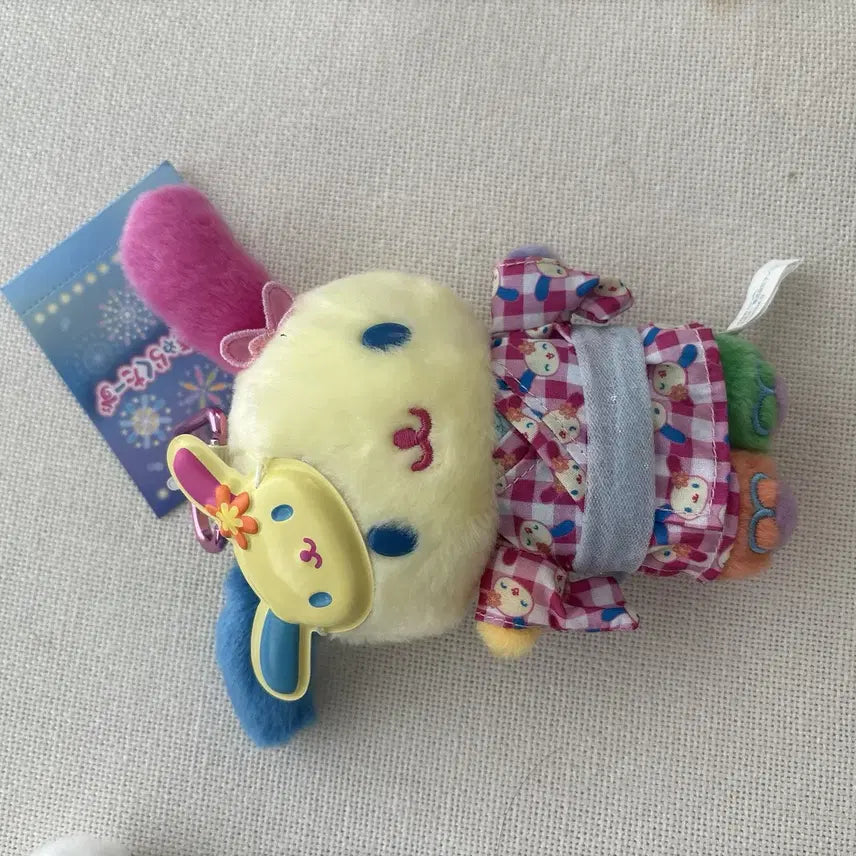 [BUNJANG] Sanrio Characters Sparkling Summer Festival Mascot Plush Charm Usahana / 산리오 캐릭터 반짝 썸머 축제 마스코트 인형 키링 우사하나