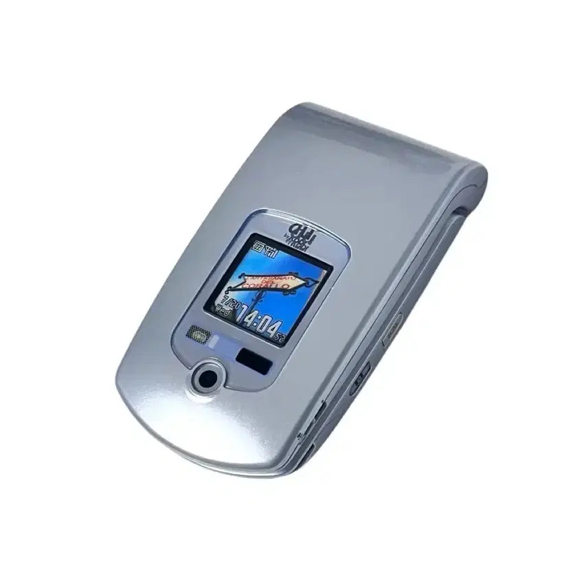 [BUNJANG] Docomo Blue Silver Mock-up Flip Phone Y2K / 고전 목업폰 일본 모형폰 폴더폰 핸드폰 휴대폰 도코모 y2k