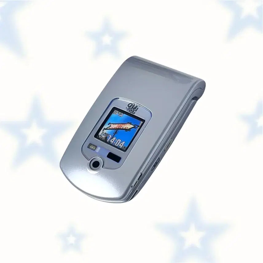 [BUNJANG] Docomo Blue Silver Mock-up Flip Phone Y2K / 고전 목업폰 일본 모형폰 폴더폰 핸드폰 휴대폰 도코모 y2k