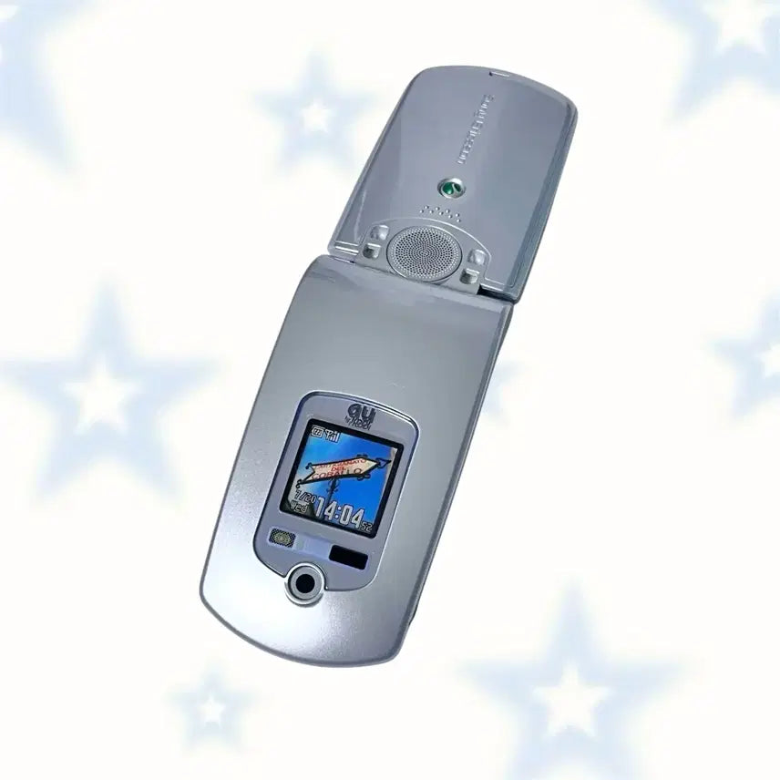[BUNJANG] Docomo Blue Silver Mock-up Flip Phone Y2K / 고전 목업폰 일본 모형폰 폴더폰 핸드폰 휴대폰 도코모 y2k