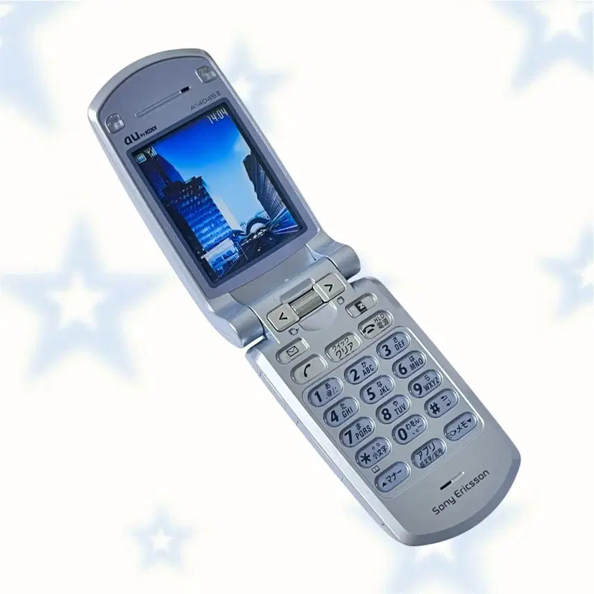 [BUNJANG] Docomo Blue Silver Mock-up Flip Phone Y2K / 고전 목업폰 일본 모형폰 폴더폰 핸드폰 휴대폰 도코모 y2k