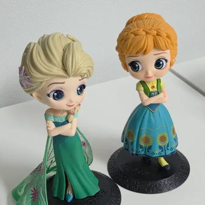 [BUNJANG] Qposket Elsa Anna Figure Set / 8/20까지ㅜ) 엘사 안나 큐포스켓 피규어