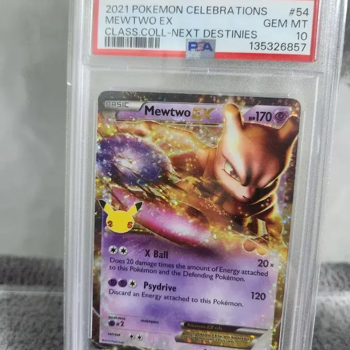 [BUNJANG] 2021 Pokémon Card Mewtwo EX GEM MT 10 / 2021 포켓몬 카드 뮤츠 EX