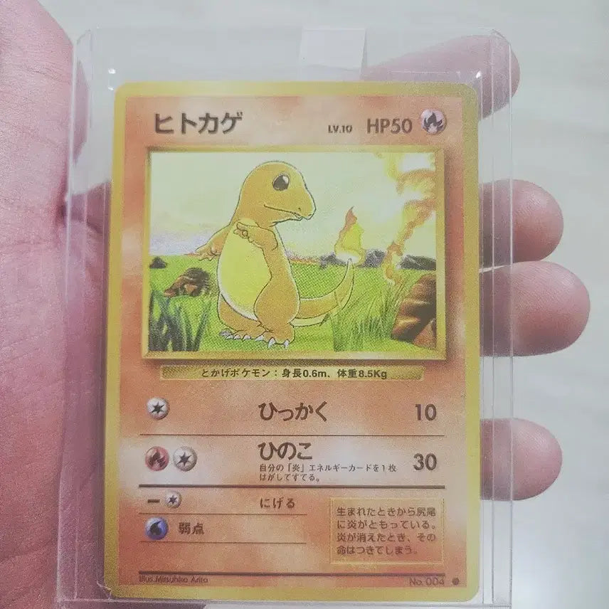 [BUNJANG] 1996 Charizard First Edition Trading Card / (일판)1996년 초판 파이리