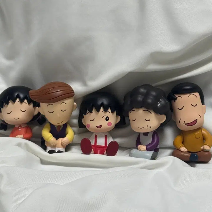 [BUNJANG] Chibi Maruko-chan Shoulder Figure Bundle Set (5 pieces) / 마루코는 아홉살 어깨쿵 가챠 피규어 5개 일괄