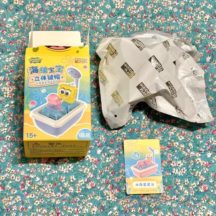 [BUNJANG] SpongeBob SquarePants Bikini Bottom Bubble Bath Keycap / 스폰지밥 뚱이 키캡