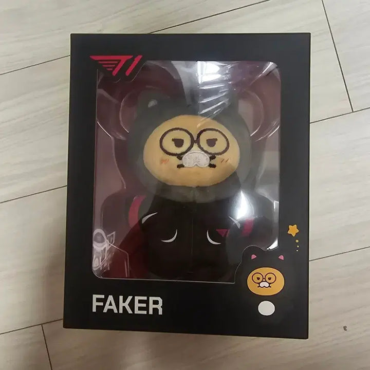 [BUNJANG] Faker T1 Kakao Friends Doll with Photocard / [미개봉]페이커 Faker T1 카카오프렌즈 인형 티원 포카 포함