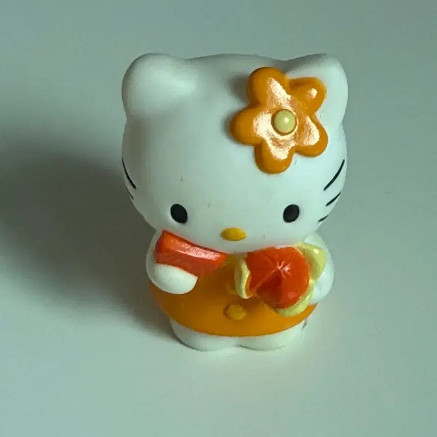 [BUNJANG] Classic Hello Kitty Fruit Series Mandarin Orange Figure / 고전 헬로키티 과일시리즈 귤