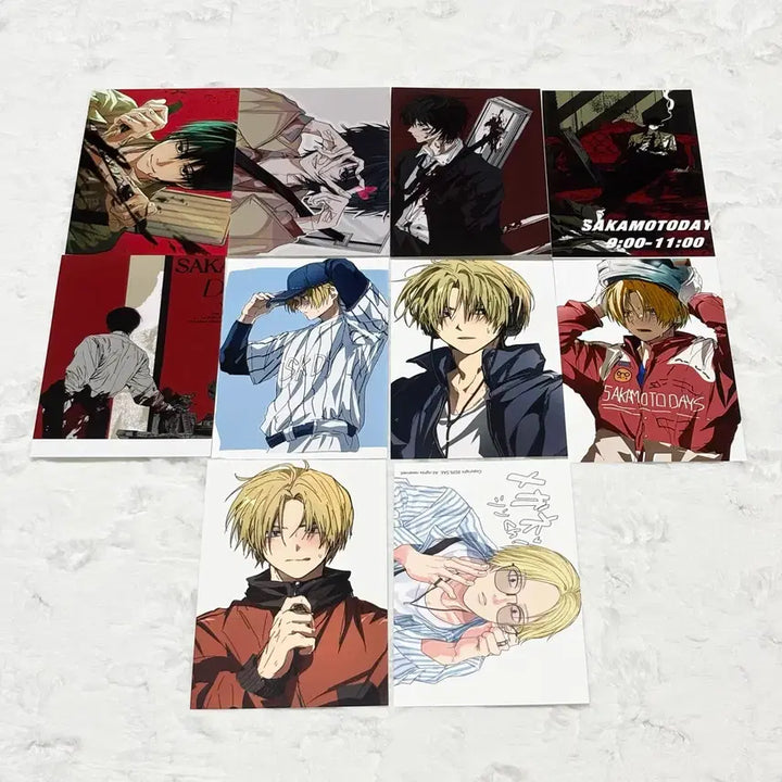 [BUNJANG] Sakamoto Days Printing Box Bundle Set / (일괄 가격) 사카모토데이즈 프린팅 박스 프박 엽서 통판 나구모 신 나츠키