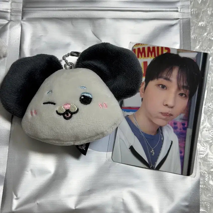 [BUNJANG] XDINARY HEROES Secret Face Keyring Ham-il + Gun-il Photocard Bundle Set / 엑디즈 페이스키링 햄일+4만포카 건일 일괄