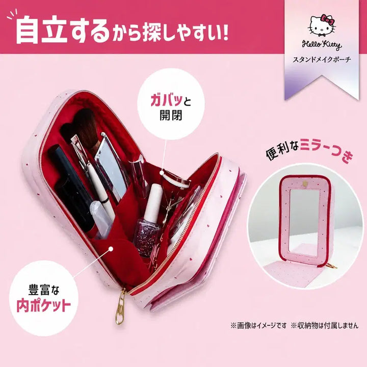 [BUNJANG] Sanrio Hello Kitty Cosmetic Standing Pouch / 산리오 헬로키티 코스메틱 자립형 파우치