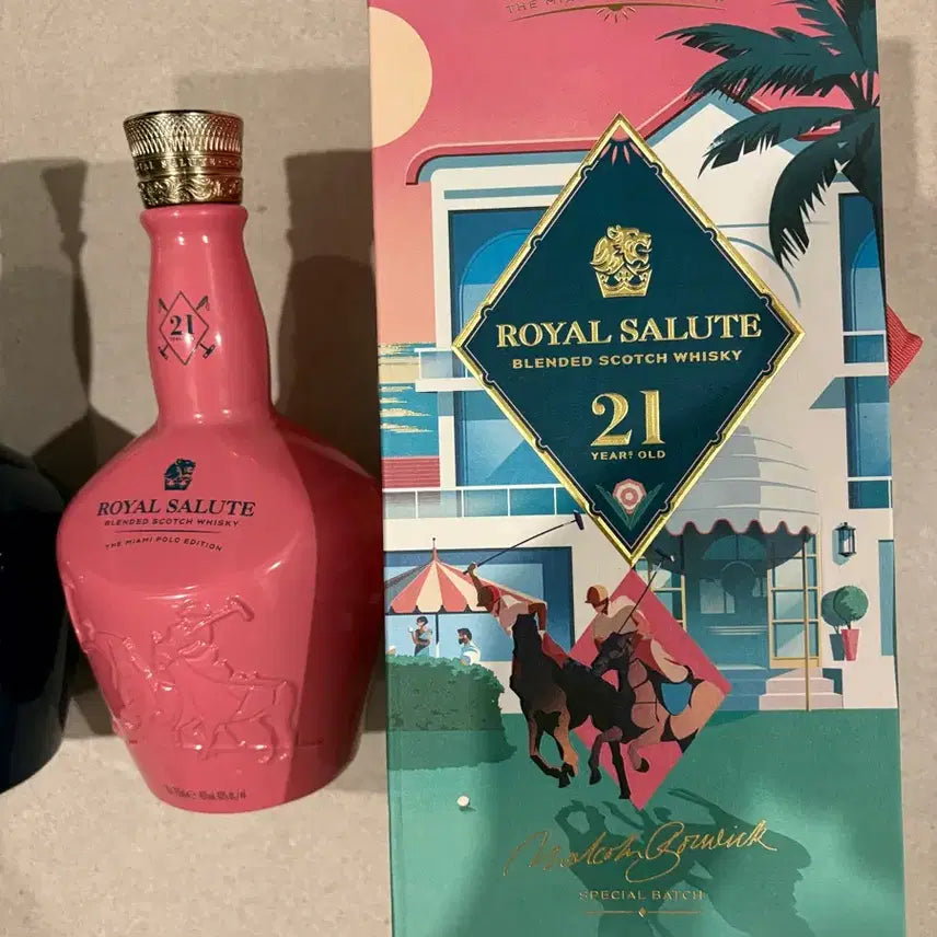 [BUNJANG] Royal Salute 21 Year Old Polo Edition (2 Bottles) / 로얄살루트 21년, 폴로에디션 2병 일괄팝니다