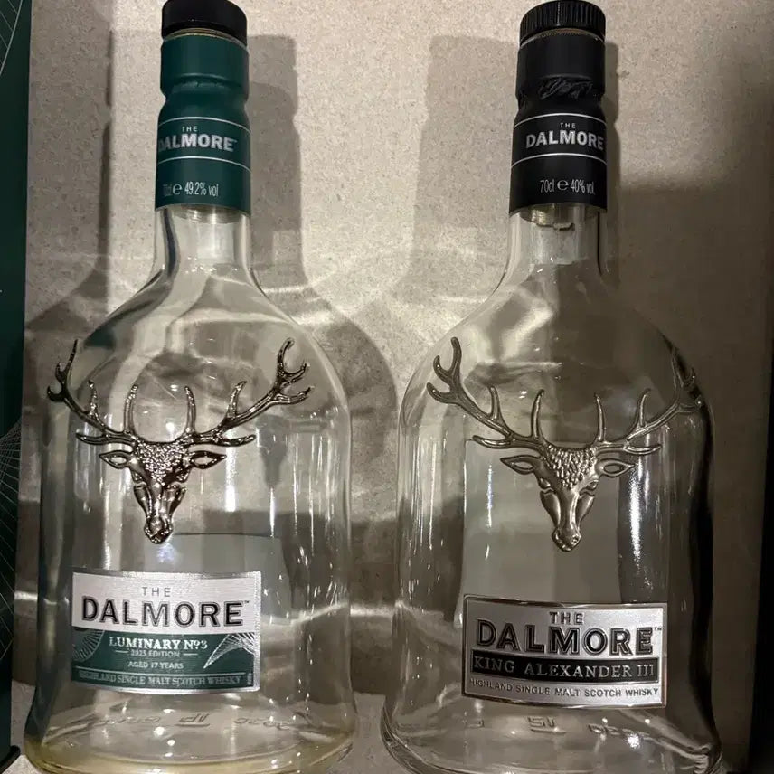 [BUNJANG] Dalmore Luminary No.3 17 Year Old &amp; King Alexander III Whisky Bundle Set (2 Bottles) / 달모어 루미너리 No.3 17년 / 킹 알렉산더 3세 위스키 2병 일괄