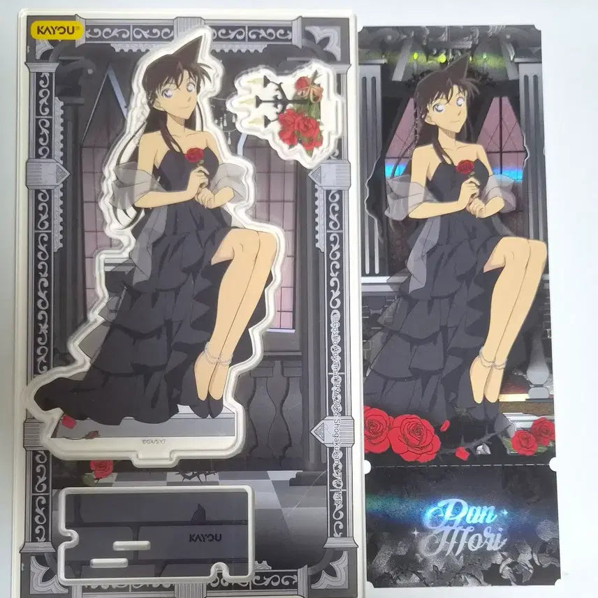 [BUNJANG] Detective Conan Ran Mouri Acrylic Stand &amp; Ticket Set / 명탐정코난 중국 모리 란 유미란 아크릴 스탠드 티켓