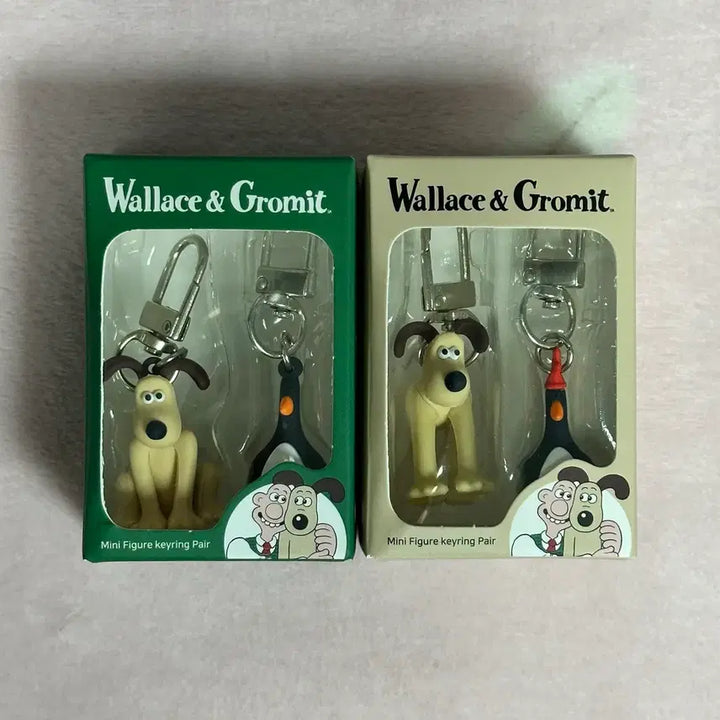 [BUNJANG] Wallace &amp; Gromit Feathers McGraw Mini Figure Couple Keyring Set / 월레스와 그로밋 페더스 맥그로 맥그로우 미니 피규어 커플 키링 세트