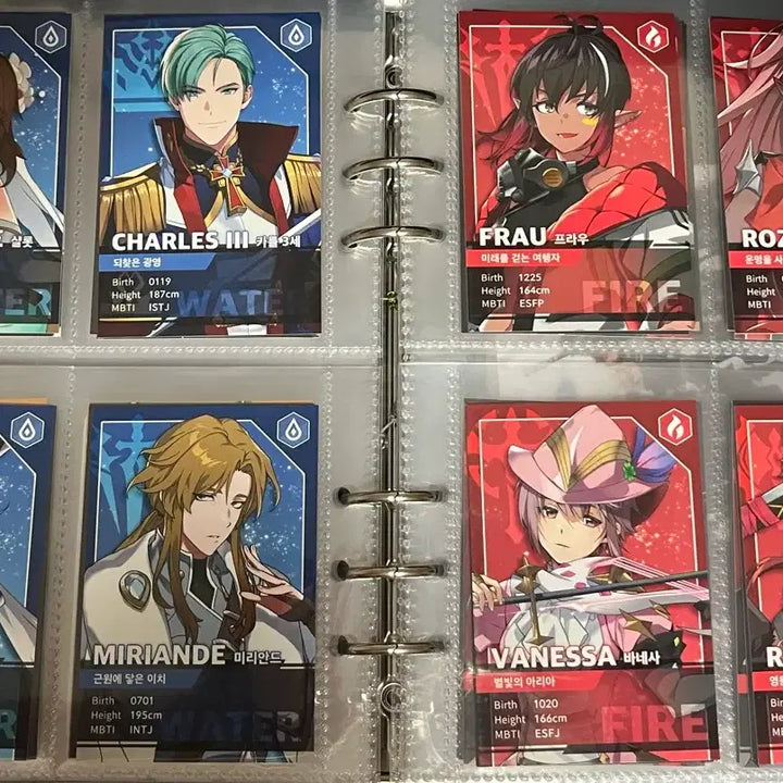 [BUNJANG] Record of Ragnarok Trading Profile Cards (Set of 47) / 로드 오브 히어로즈 트레이딩 프로필 카드 47장