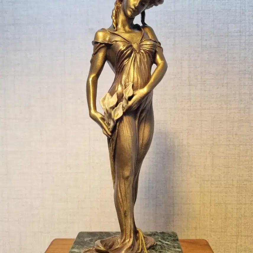 [BUNJANG] 1987 Chilmark Sibyl Pewter Sculpture (Limited Edition 742/2500) - Art Nouveau Style / 1987년 미국 한정판 주석 조각작품 [예언자 여인 SIBYL]