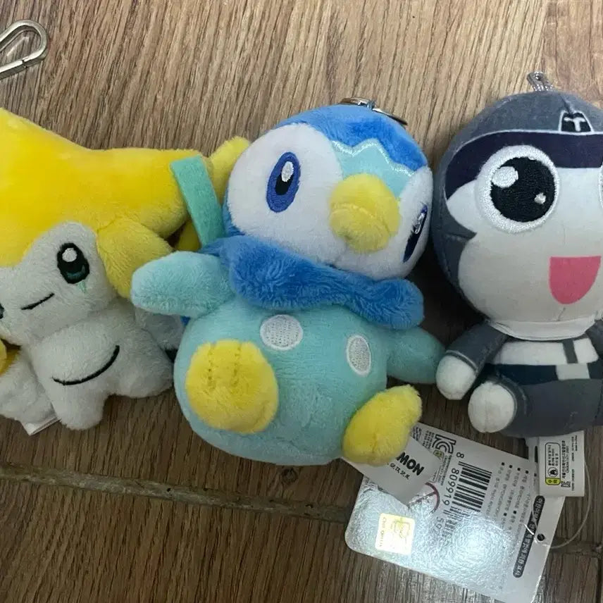 [BUNJANG] Jirachi, Pendori, Tamama Keyring Plush Set / 지라치 펭도리 타마마 키링 인형