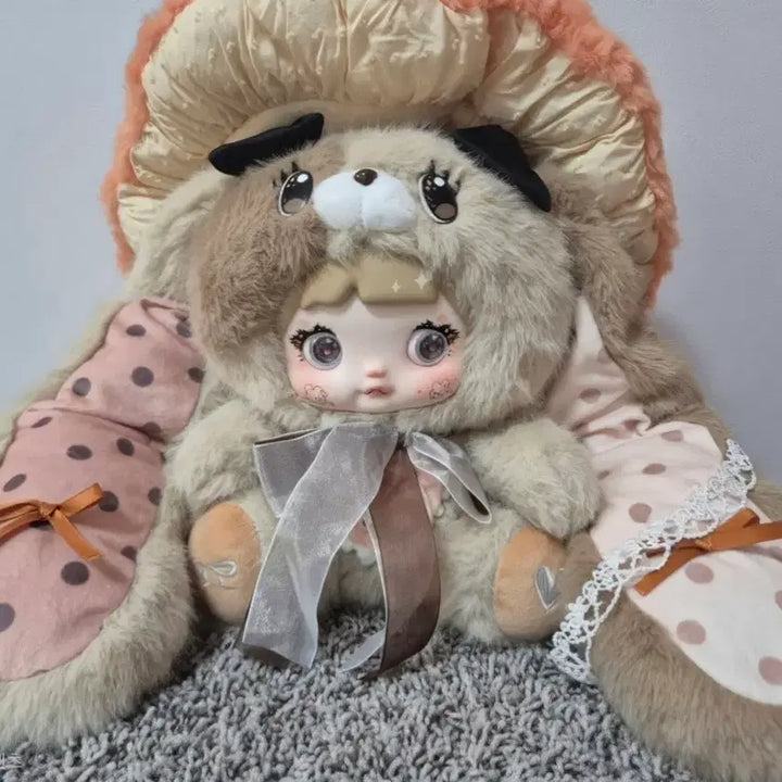 [BUNJANG] Nomi Mushroom Beige Figurine / 노미버섯 베이지