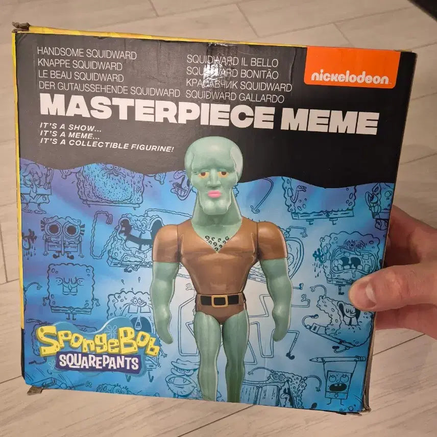 [BUNJANG] Nickelodeon Masterpiece Meme Handsome Squidward Figurine / 니켈로디언 마스터피스 밈 핸섬 스퀴드워드 징징이 피규어