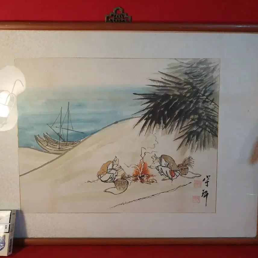 [BUNJANG] The Old Man and the Sea Painting / 노인과 바다62*46