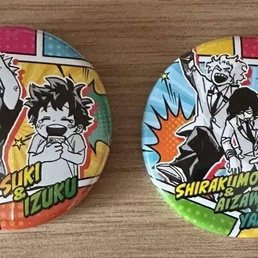 [BUNJANG] My Hero Academia Childhood Chibi Acrylic Pin Set / 나히아 히로아카 유년기 치비 시절 캔뱃지 일괄
