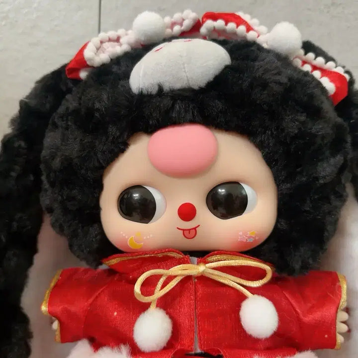 [BUNJANG] Bearbrick 400% Wedding Bride Black Rabbit / 베이비쓰리400% 웨딩 신부 검은토끼