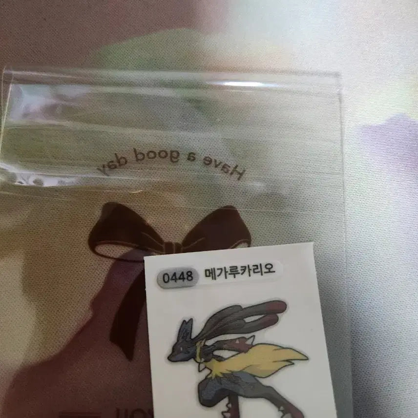 [BUNJANG] Pokemon Sticker 30th Anniversary Mega Lucario 