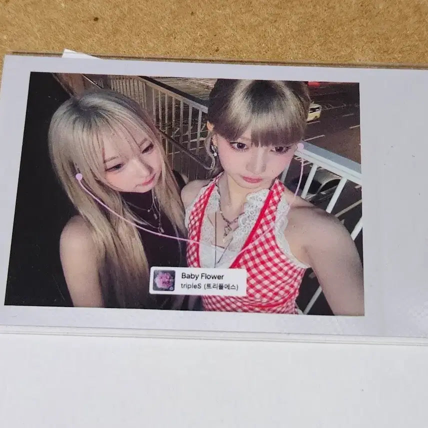 [BUNJANG] TripleS Hayeon Yeonji Baby Flower Studio Photocard / 트리플에스 공방 유닛포카 하연 연지