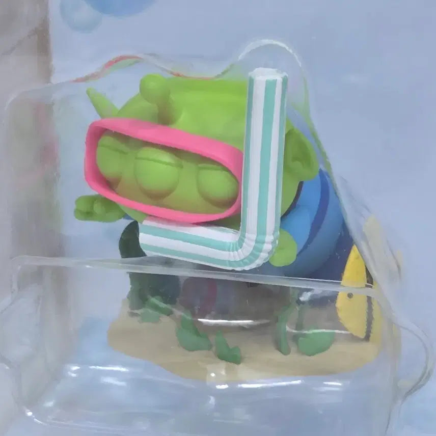 [BUNJANG] Toy Story Alien Diver Snorkeling Figure / 토이스토리 알린 잠수부 스노쿨링 여름 수영 피규어