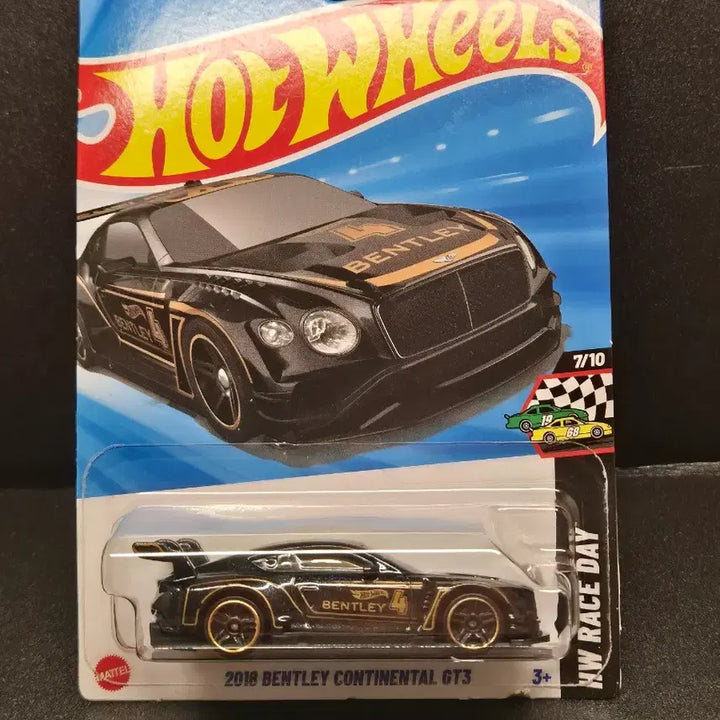 [BUNJANG] Hot Wheels 2018 Bentley Continental GT3 Black Die-cast Model / 역제안가능! 핫휠 2018 벤틀리 컨티넨탈 GT3 블랙 다이캐스트