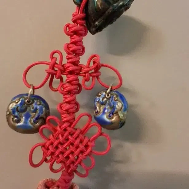 [BUNJANG] Silver Cloisonné Tassel Ornament / 은칠보 방울노리개