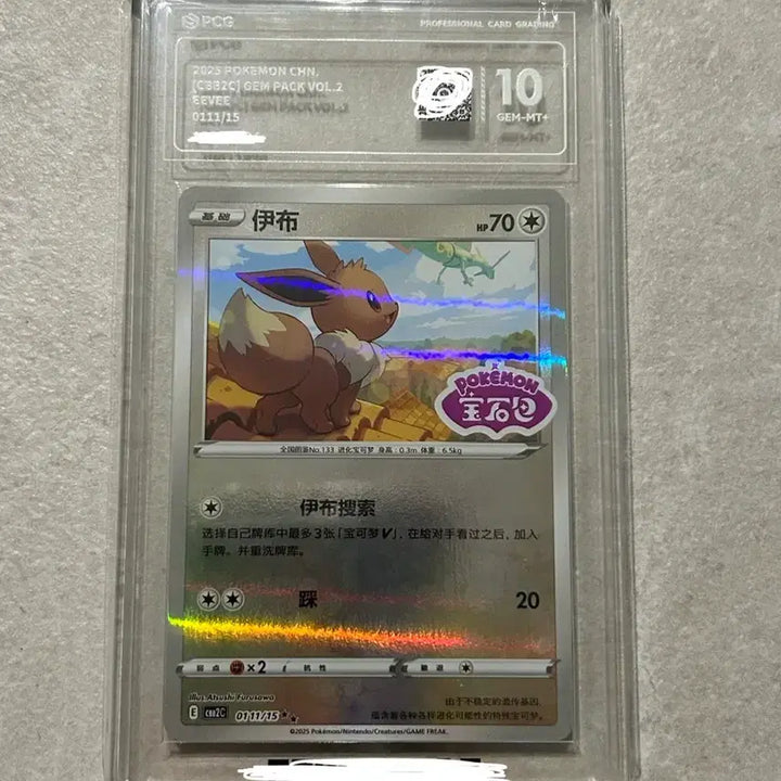 [BUNJANG] Pokemon China Gem Pack Vol. 2 Eevee Promo Card / 포켓몬 카드 gem pack vol.2 이브이 프로모 카드