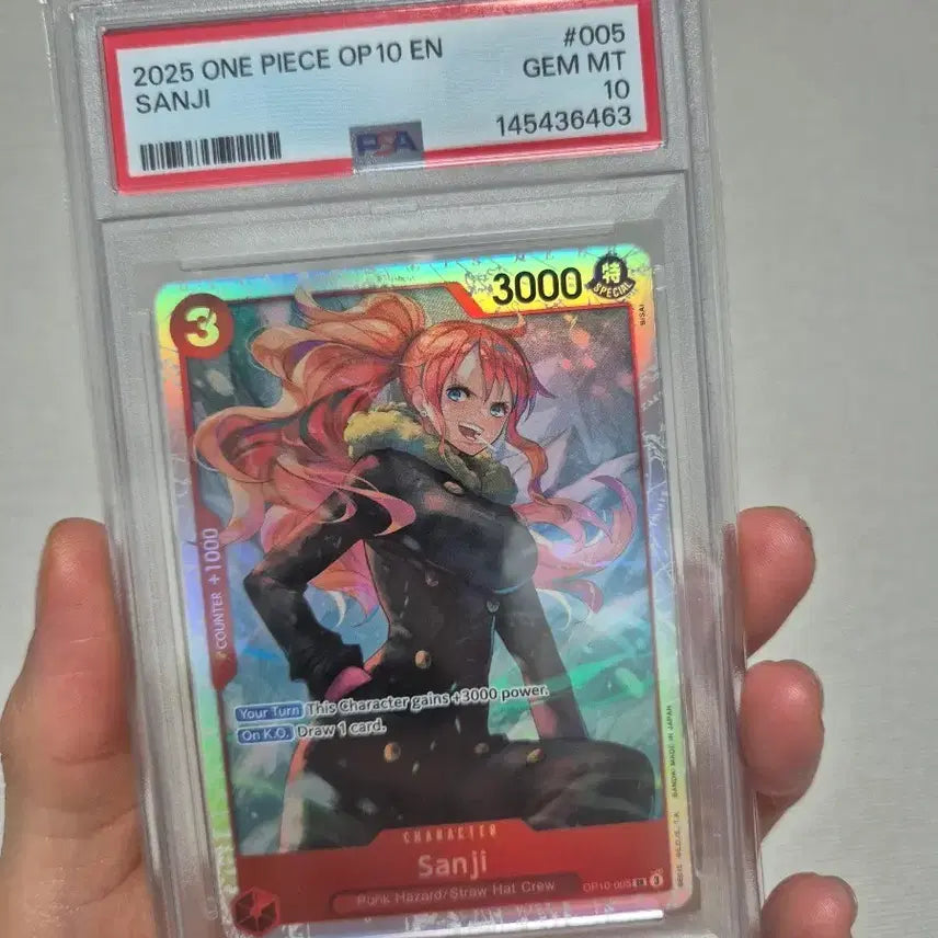 [BUNJANG] One Piece Card Sanji (Nami Image) PSA GEM MT 10 / 영판 원피스 카드 상디 (나미 이미지) PSA GEM MT 10