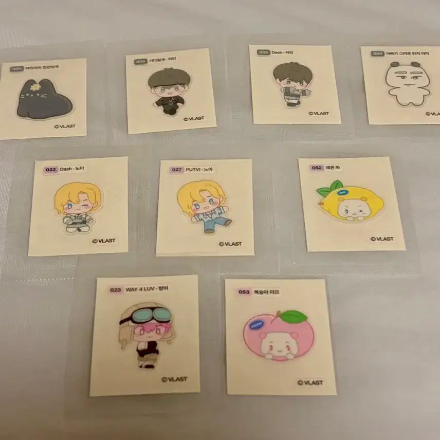 [BUNJANG] PLAVE Sticker Bundle Set / 플레이브 띠부씰 일괄 판매 합니다.