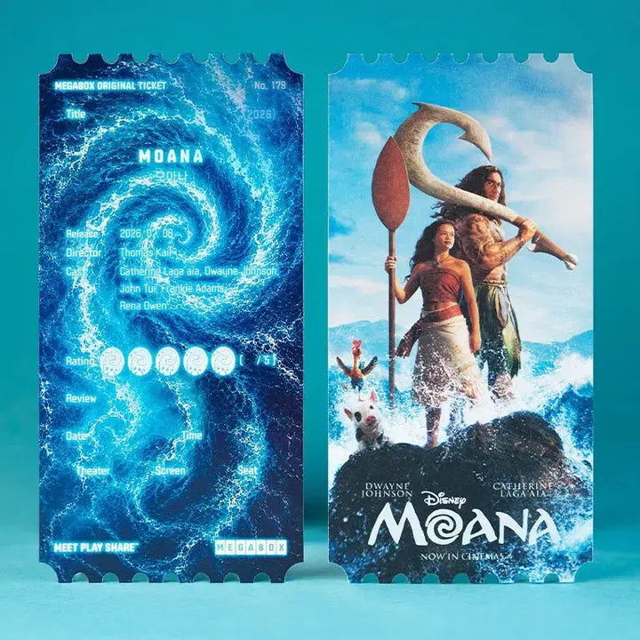 [BUNJANG] Moana Original Ticket No.179 / 모아나 오리지널 티켓 No.179