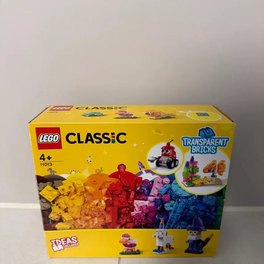 [BUNJANG] Lego Classic 11013 Transparent Bricks (Open Box, New) / 단순개봉) 레고 클래식 11013 새상품 유아 아동 레고 블럭 4세이상