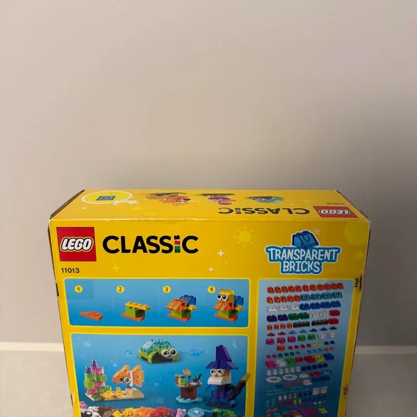 [BUNJANG] Lego Classic 11013 Transparent Bricks (Open Box, New) / 단순개봉) 레고 클래식 11013 새상품 유아 아동 레고 블럭 4세이상