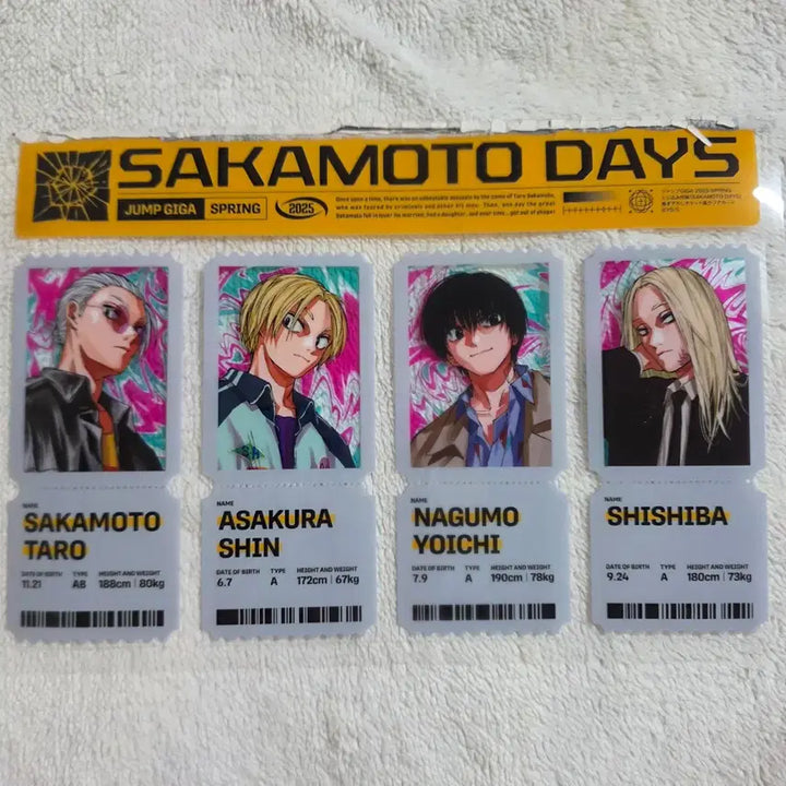[BUNJANG] SakamoTo Days Jump GIGA 2025 Spring &amp; Weekly Shonen Jump Bonus Magazine / [사카데이]잡지 특전