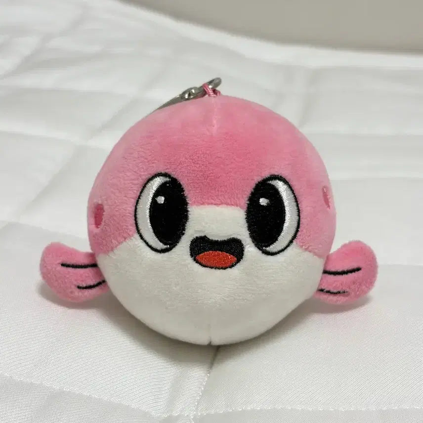 [BUNJANG] Bogo Bogo Genuine Pufferfish Mini Plush Keychain (Pink) / 보구보구(Bogo Bogo) 정품 복어 미니 인형 키링 (핑크)